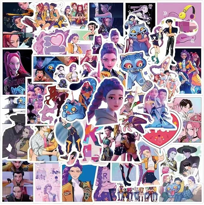 110-pc waterproof sticker pack